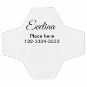 Simple minimum ajouter votre nom texte place ville (Plat)