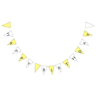 simple, minimum heureux anniversaire Drapeaux de B