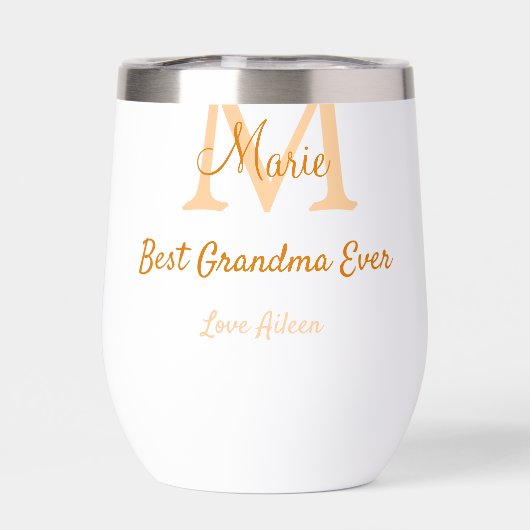 simple minimum meilleur grand-mère jamais orange m (Arrière)