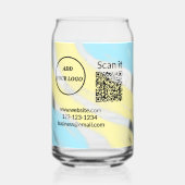 Simple minimum q r code ajouter logo code d'analys (Recto)