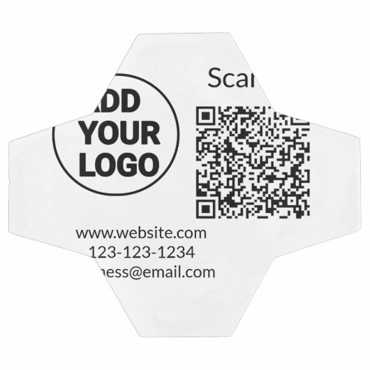 Simple minimum q r code ajouter logo code d'analys (Plat)