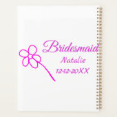 Simple minimum rose bridesmaid ajouter le nom de l (Dos)
