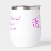 Simple minimum rose bridesmaid ajouter le nom de l (Gauche)