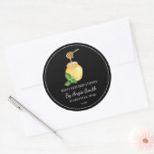 Simple Mint Infused Honey Label (Envelop)