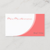 Simple modèle Cartes de visite (Devant)