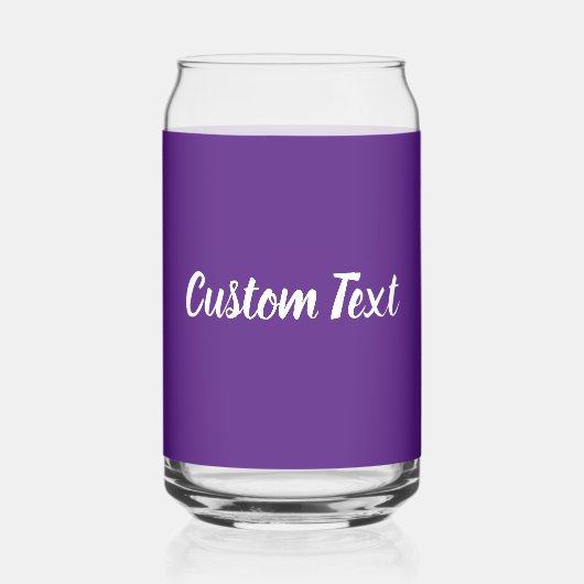 Simple Modèle de texte Royal Purple et White Scrip (Recto)