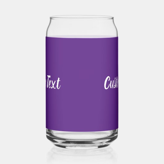 Simple Modèle de texte Royal Purple et White Scrip (Gauche)