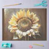 Simple Modern Art Sun Sunflower Collectie Tissuepapier (Craft)