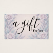 Simple & Modern Business Gift Certificate (Devant)