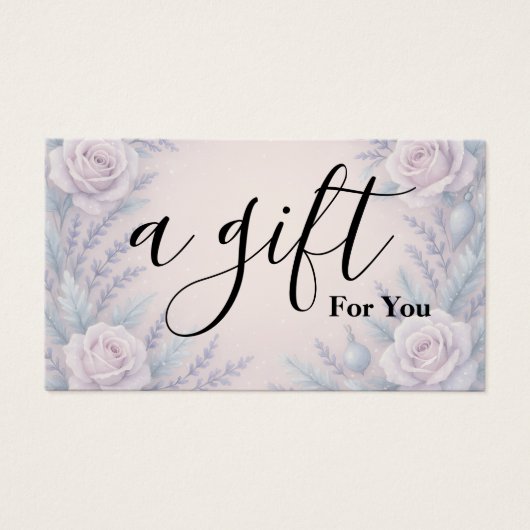 Simple & Modern Business Gift Certificate (Devant)