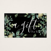 Simple & Modern Business Gift Certificate (Devant)
