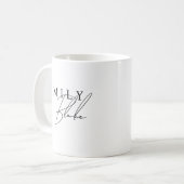Simple Modern Business Mug With Logo (Devant gauche)