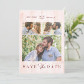 Simple Modern Collage Wedding Couple 3 Photos (Staand voorkant)