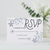 Simple Modern Elegant Classic Wedding RSVP (Staand voorkant)