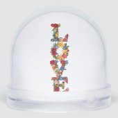 Simple Modern Floral LOVE Typography (Arrière)