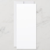 Simple Modern Gold Script Bookmark Photo Wedding Save The Date (Achterkant)