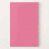 Simple Modern Golf Journal Personalized Name Pink (Verso)