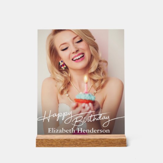 Simple Modern Happy Birthday (Recto)