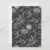 Simple Modern Love faire-part de mariage calligrap (Dos)