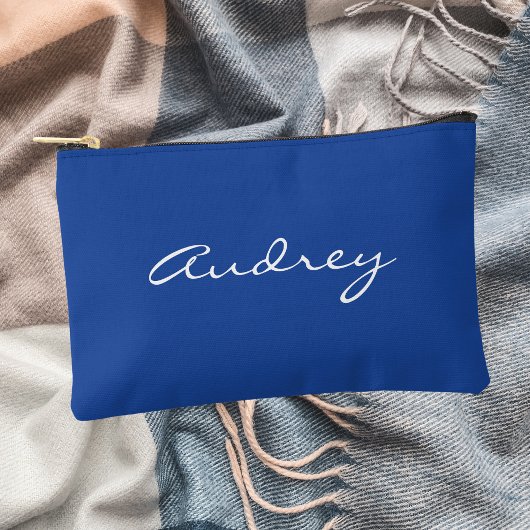 Simple Modern Minimalist Cute Aesthetic Blue Etui