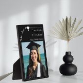 Simple modern photo black white Graduate Fotoplaat