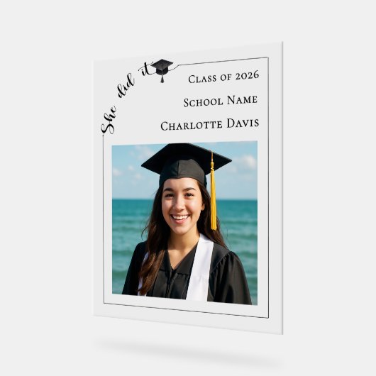 Simple modern photo Graduate (Angle)