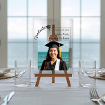 Simple modern photo Graduate<br><div class="desc">Celebrate your graduate with a timeless keepsake they will treasure for years to come. This elegant acrylic photo plaque features a clean modern layout, customizable graduation details, and space for a favorite senior portrait. Perfect as a display piece at the graduation party — and even more meaningful afterward as a...</div>