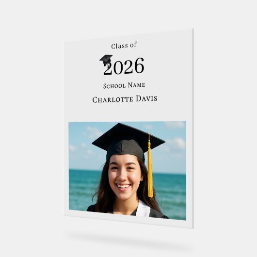Simple modern photo Graduate (Angle)