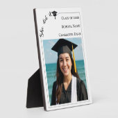 Simple modern photo Graduate Fotoplaat (Zijkant)