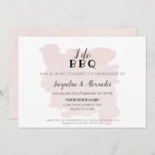 Simple Modern Rustic I Do BBQ Script Waterverf Kaart (Voorkant / Achterkant)