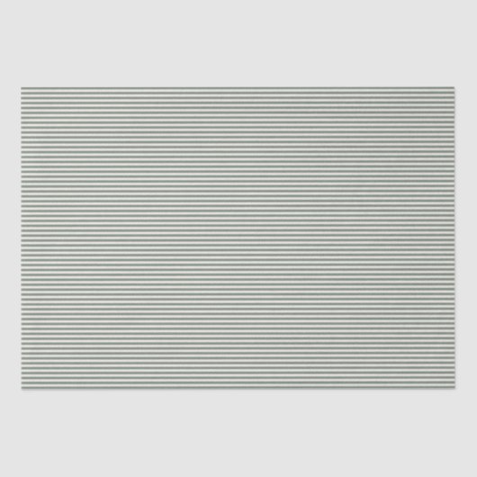 Simple Modern Rustic Sage Green Stripes Tissuepapier (Voorkant)