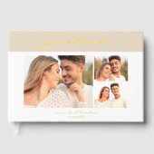 Simple Modern Sand Beige Handwritten Script Photo (Recto)