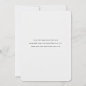 Simple Modern Script Amour et Merci Mariage photo (Dos)