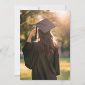 Simple Modern Script Class of '26 Graduation Party Kaart (Achterkant)