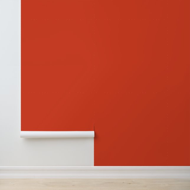 Simple Modern Tangerine Tango Behang (Applicatie)