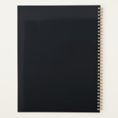 Simple modern trendy elegant, stylish classic planner (Achterkant)