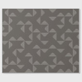 Simple, modern, trendy geometric graphic pattern cadeaupapier (Vlak)