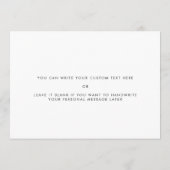 Simple moderne À mon frère sur ma carte de jour de (Dos)