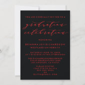SIMPLE MODERNE ARCH SCRIPT GRADUCATION INVITATION (Dos)