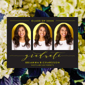 SIMPLE MODERNE ARCH SCRIPT GRADUCATION INVITATION