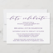 SIMPLE MODERNE ARCH SCRIPT GRADUCATION INVITATION (Dos)