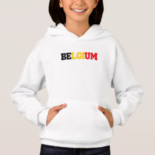 Simple Moderne Belgique National Drapeau Vêtements
