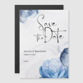 Simple Moderne carte d'enregistrement de date (Devant / Derrière)