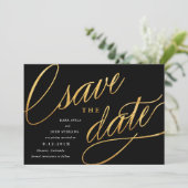 Simple Moderne Cartes de Sauvegarde des Dates | No (Debout devant)