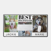 Simple moderne Chien papa Trois Photo Collage (Clavier et souris)