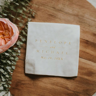 Simple moderne Couple Nom Monogramme