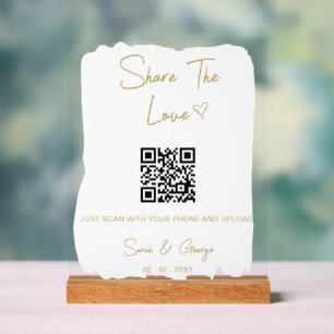 Simple Moderne Cute QR Code Partage photo