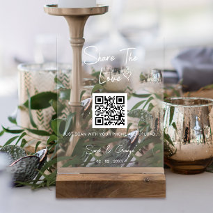 Simple Moderne Cute QR Code Partage photo