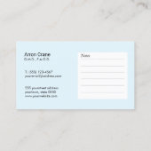 Simple moderne Dentist Bureau Rendez-vous (Dos)