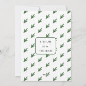 Simple moderne Elegant carte de couple de Noël (Dos)